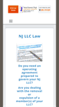 Mobile Screenshot of njllclawattorney.com